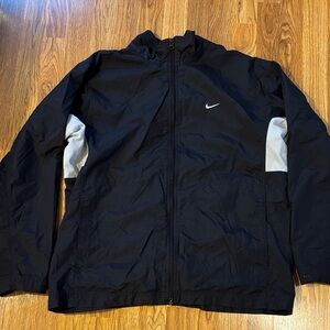Nike Men's Navy and Gray Windbreaker